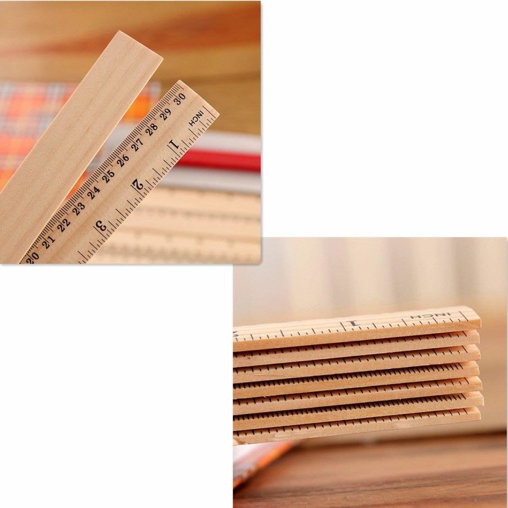 Wooden Rulers (60 Pack) LifeTown Registry