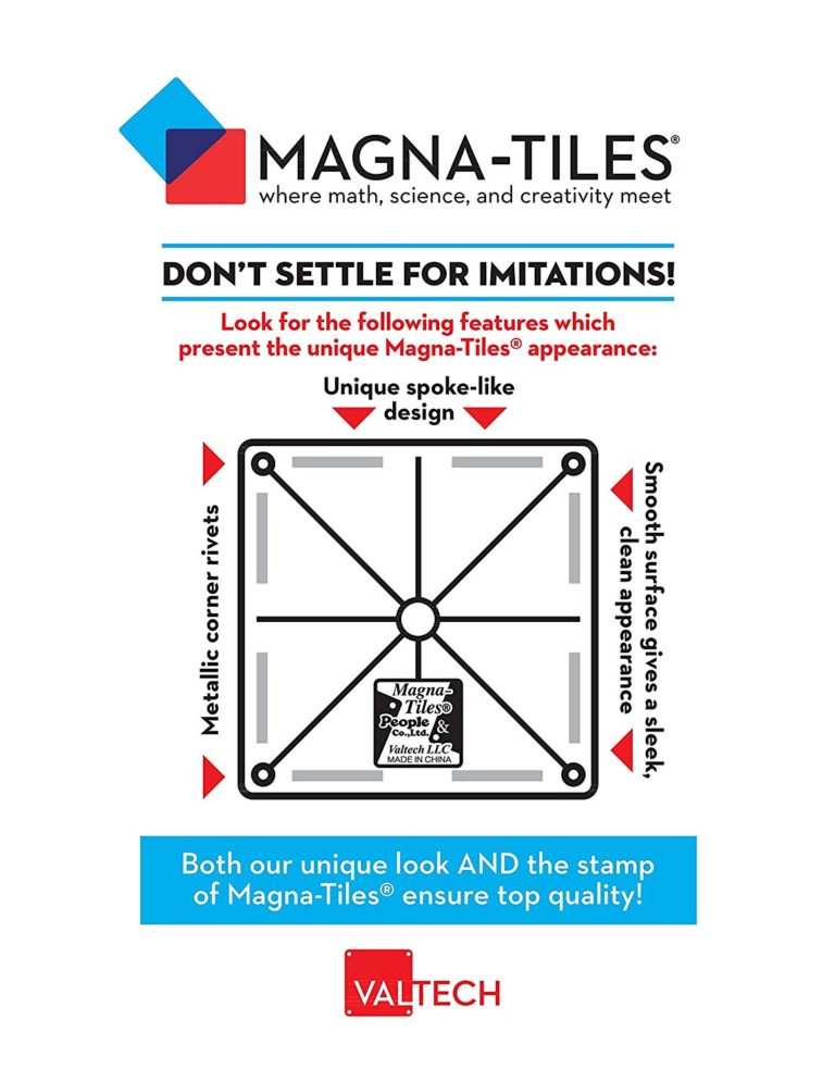 100 pc magna tiles
